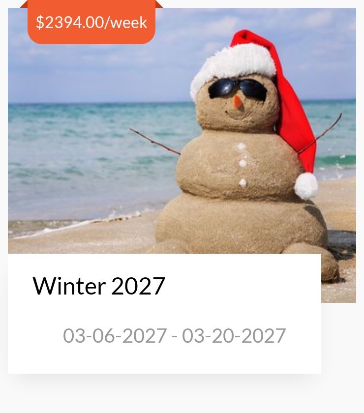 Winter 03-06-2027 - 03-20-2027