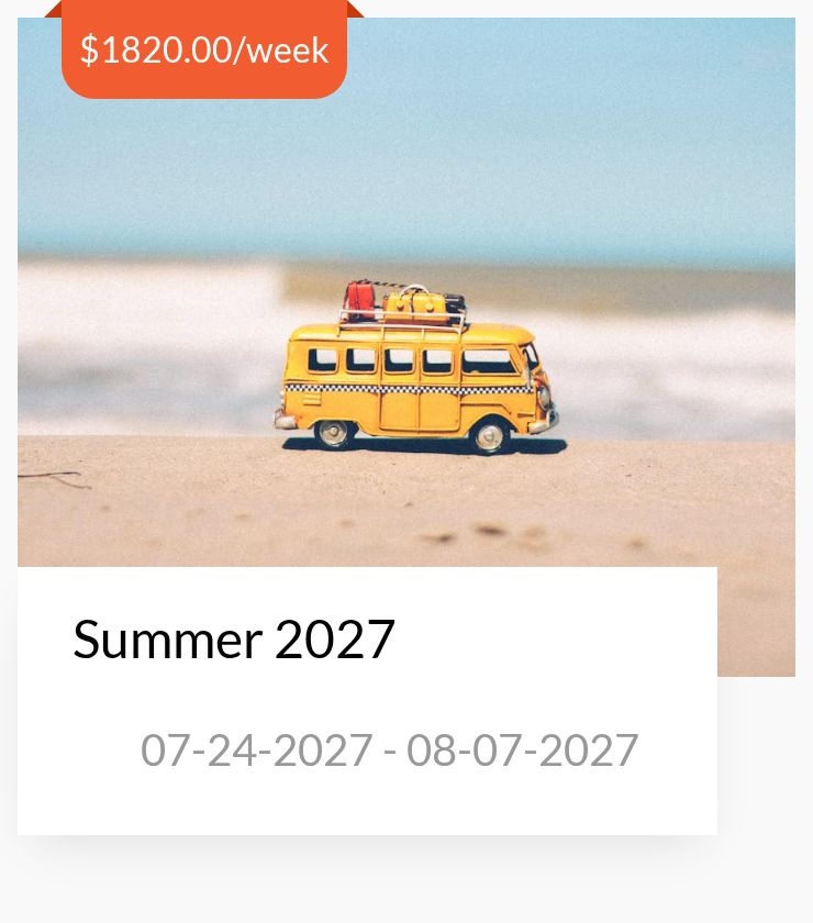 Summer 07-24-2027 - 08-07-2027